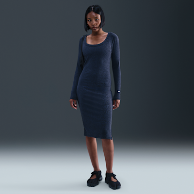 Nike Sportswear Chill Knit Women's Tight Long-Sleeve Midi Nike Sportswear Chill Knit Women's Tight Long-Sleeve Midi